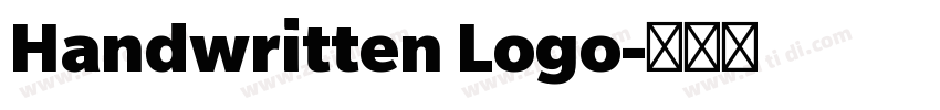 Handwritten Logo字体转换